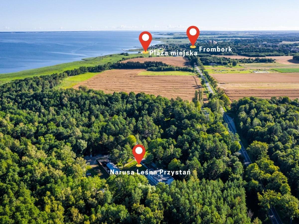 Narusa Lesna Przystan Frombork Exterior foto